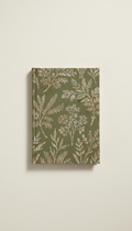 Botanical Hardcover Journal in Olive Moss